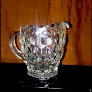 Vintage Glass Creamer Miniature Pitcher
